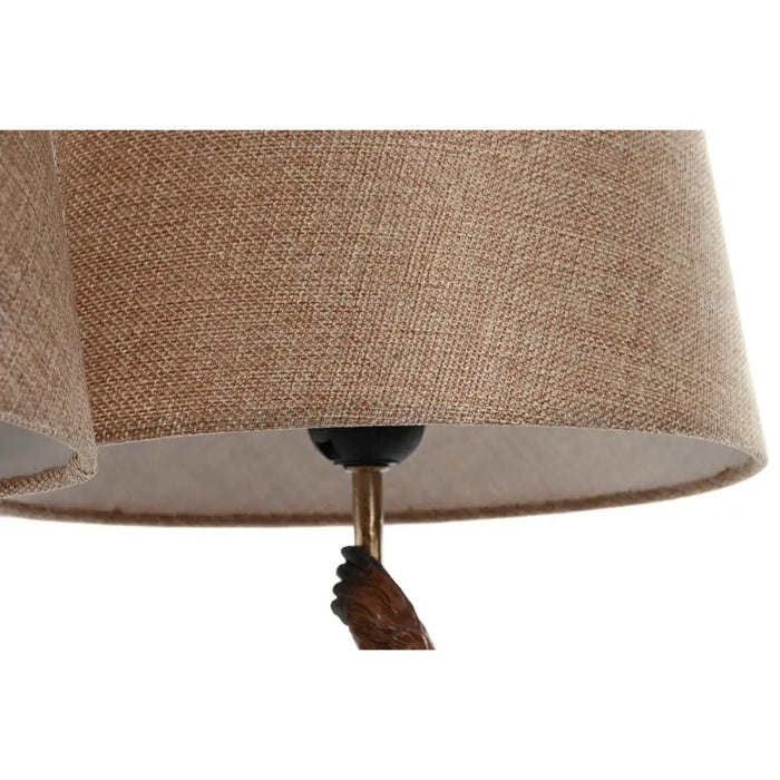 Desk lamp Home ESPRIT Brown Metal Resin 50 W 220 V 26 x 26 x 53,5 cm (2 Units) - Декорация и Осветление<<<Дом