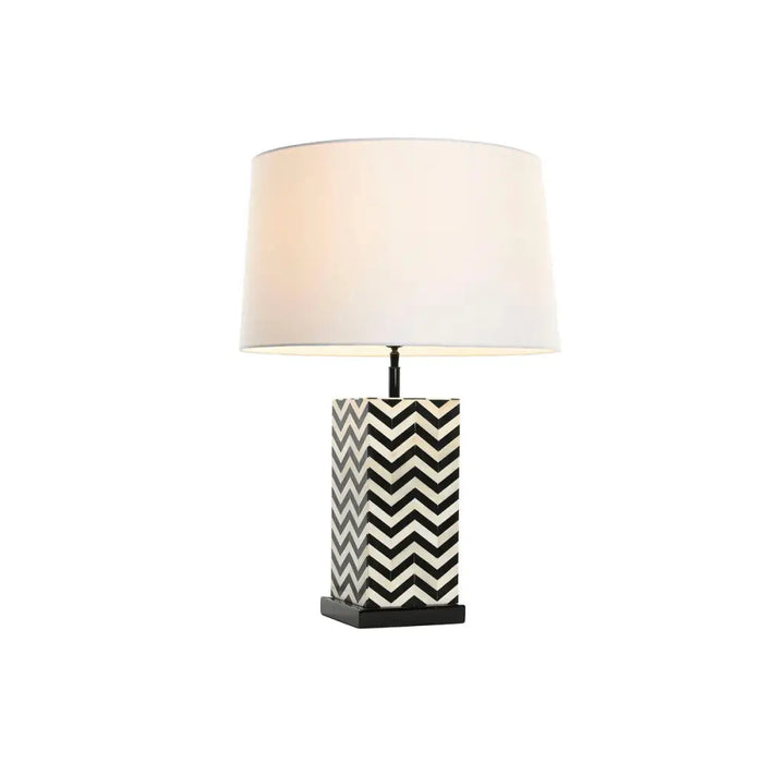 Desk lamp Home ESPRIT White Black 50 W 220 V - Декорация и Осветление<<<Дом Градина<<<BigBuy&&&Лампи<<<Декорация и