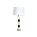Desk lamp Home ESPRIT White Bronze 50 W 220 V - Декорация и Осветление<<<Дом Градина<<<BigBuy&&&Лампи<<<Декорация и