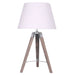 Desk lamp Home ESPRIT White Brown Wood 36 x 36 x 60 cm - Декорация и Осветление<<<Дом