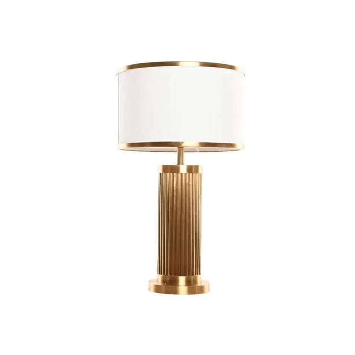 Desk lamp Home ESPRIT White Golden 50 W 220 V - Декорация и Осветление<<<Дом Градина<<<BigBuy&&&Лампи<<<Декорация и