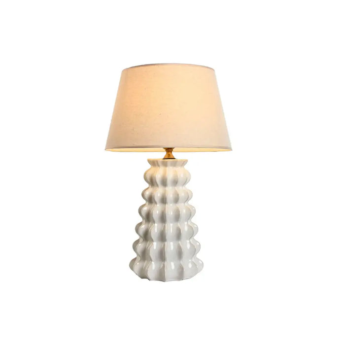 Desk lamp Home ESPRIT White Porcelain 50 W 220 V 40 x 40 x 65 cm - Декорация и Осветление<<<Дом