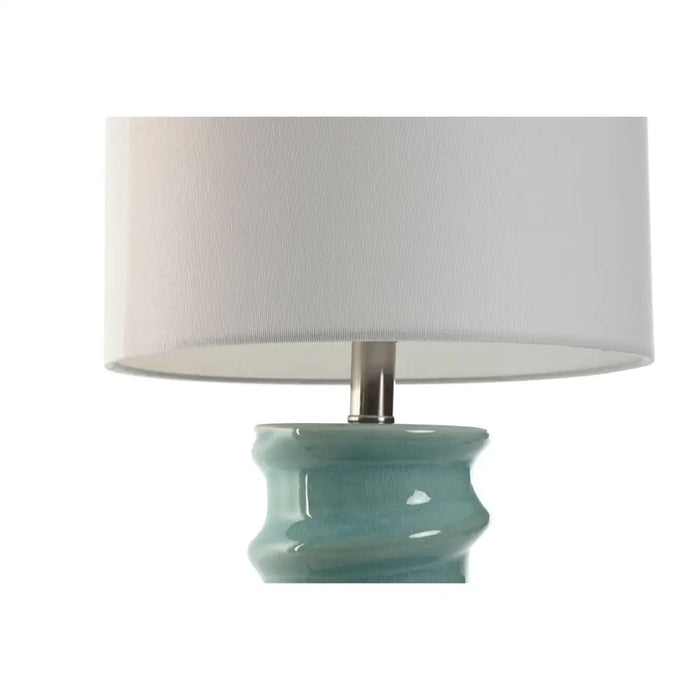 Desk lamp Home ESPRIT White Sky blue 50 W 220 V - Декорация и Осветление<<<Дом Градина<<<BigBuy&&&Лампи<<<Декорация и