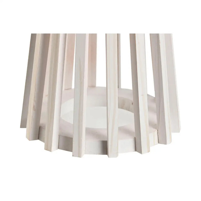 Desk lamp Home ESPRIT White Wood 50 W 220 V 30 x 30 x 61 cm - Декорация и Осветление<<<Дом