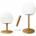 Desk lamp Lumisky Luny Brown 1,2 w Bamboo - Декорация и Осветление<<<Дом Градина<<<BigBuy&&&Лампи<<<Декорация и