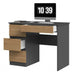 Desk MIJAS LEFT 98x51x76 cm Anthracite/Artisan - Traditional desksBIR-TRA<<<DesksBIR<<<ActionPL