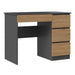 Desk MIJAS RIGHT 98x51x76 cm Anthracite/Artisan - Traditional desksBIR-TRA<<<DesksBIR<<<ActionPL