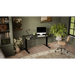 Desk with electric height adjustment MOON LONG 150x80x72-120 black/san sebastian - Modern