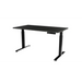 Desk with electric height adjustment MOON LONG 150x80x72-120 black/san sebastian - Modern