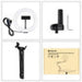Desktop arm stand Puluz with 20cm LED Vlogging Ring PKT3089B - Ring lights<<<Photo studio<<<Photo