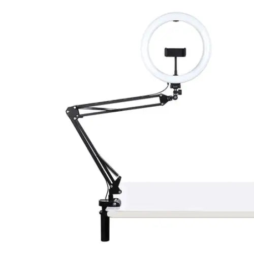 Desktop arm stand Puluz with 26cm LED Vlogging Ring PKT3090B - Ring lights<<<Photo studio<<<Photo