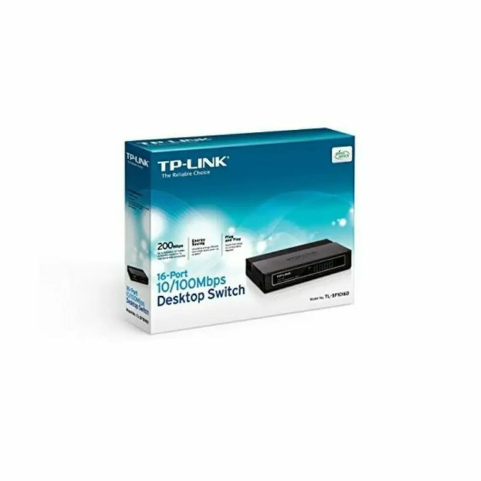 Desktop Switch TP-Link TL-SF1016D 16P 100/100M Black - Компютър Мрежи и компоненти<<<Компютри|