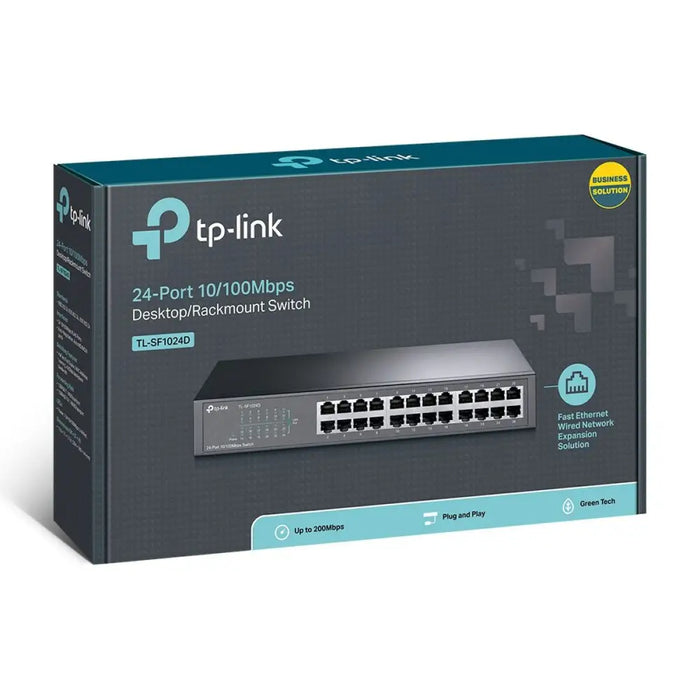 Desktop Switch TP-Link TL-SF1024D - Суичове<<<Компютър Мрежи и компоненти<<<Компютри|