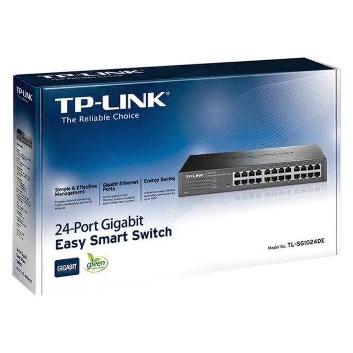 Desktop Switch TP-Link TL-SG1024DE LAN 100/1000 48 Gbps Black - Компютър Мрежи и компоненти<<<Компютри|