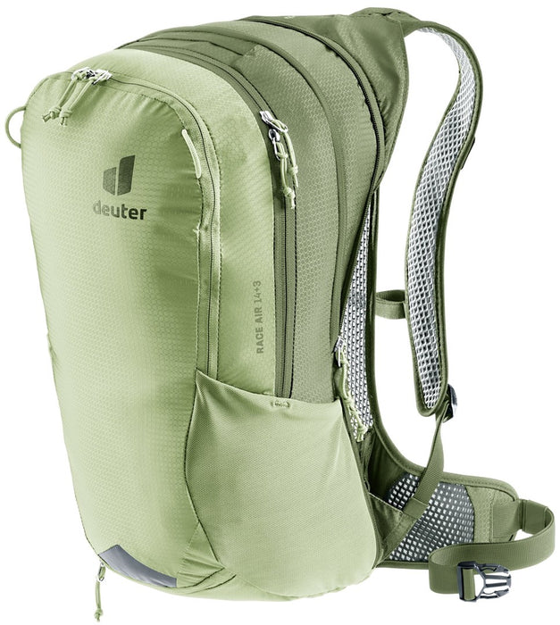 Bicycle backpack - Deuter Race Air 14+3 (Mineral/Grove)
