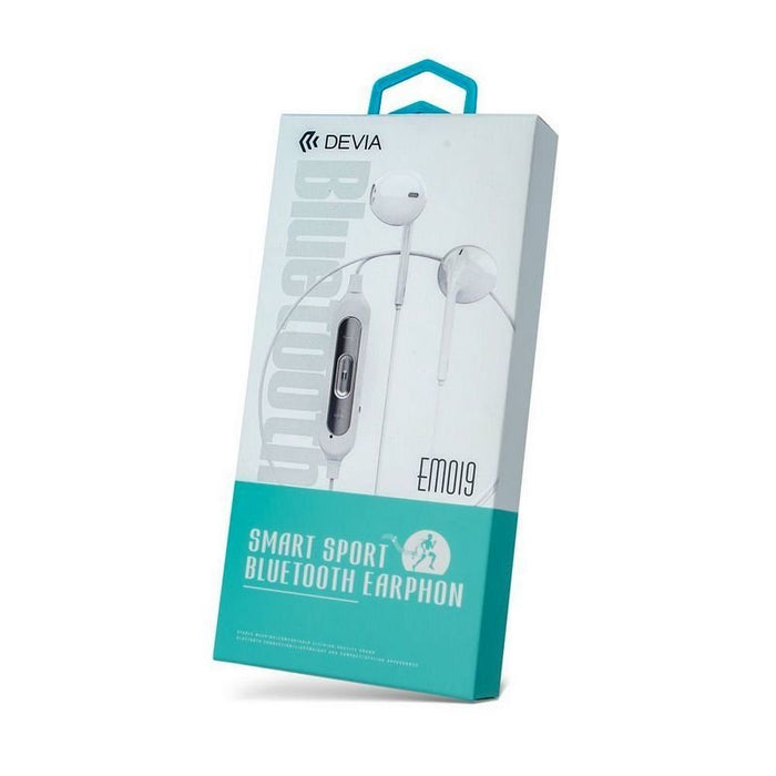 Headphones with microphone DEVIA EM019 BLUETOOTH WHITE, HEADPHONES, Bluetooth