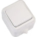 DEVIATOR WRENCH MOISTURE PROOF IP44 WHITE MAKEL VIOLET - Ключове и контакти<<<Електроматериали<<<Praktiker&&&Ключове и