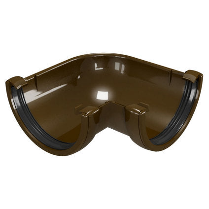 GUTTER ANGLE 90 DEGREES BROWN CLASSIC 120 DEVOREX CLASSIC