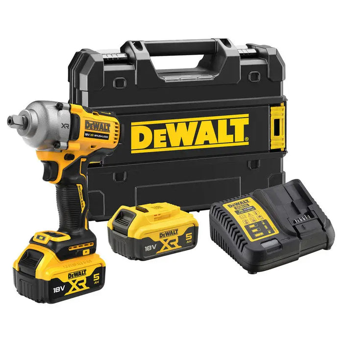 DEWALT DCF892P2T-QW 18 V 813.00 nm NUMBER OF BATTERIES 2 BATTERY CAPACITY 5.00 Ah CASE - Акумулаторни