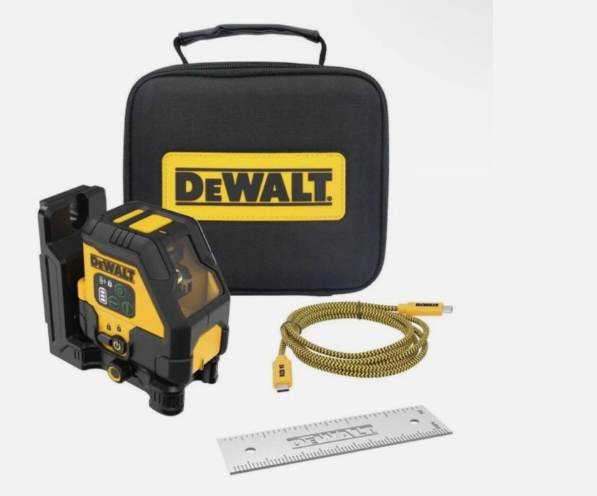 GREEN BEAM LASER, USB CHARGING DeWALT