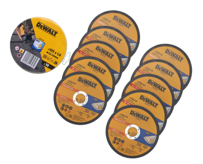 STAINLESS STEEL CUTTING DISC DEWALT DT3507-QZ 10 PCS.