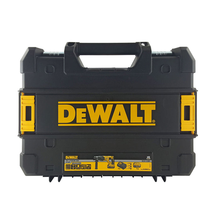 DEWALT DCH133M1-QW 18 V, 2.60 J, SDS PLUS, NUMBER OF BATTERIES 1, 4.00 Ah, CASE