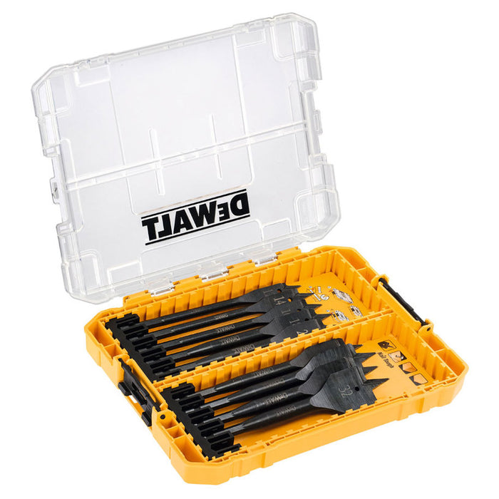 SET OF DEWALT FLAT DRILLS FOR WOOD 9 PIECES