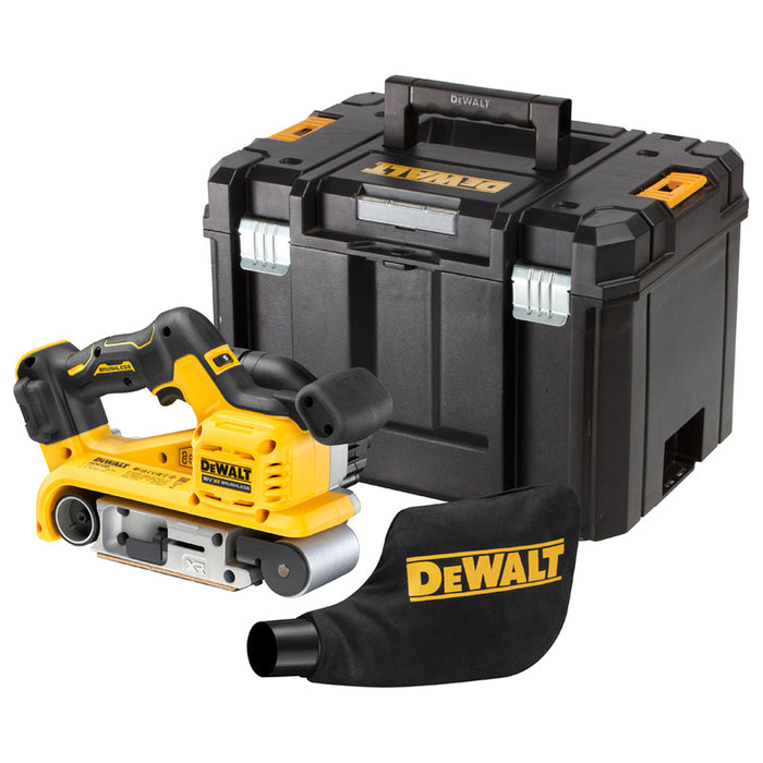 CORDLESS BELT SANDER DEWALT DCW220NT-XJ 18 V, WITHOUT BATTERY AND CHARGER, CASE