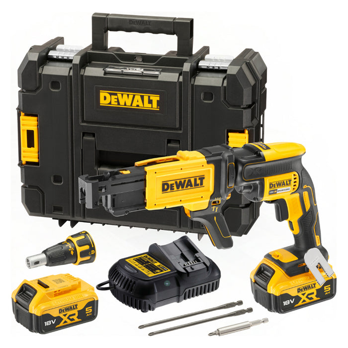 BATTERY BRUSHLESS SCREWDRIVER DEWALT DCF620P2K-QW 18 V, 30.00 nm, NUMBER OF BATTERIES 2, 5.00 Ah, SUITCASE