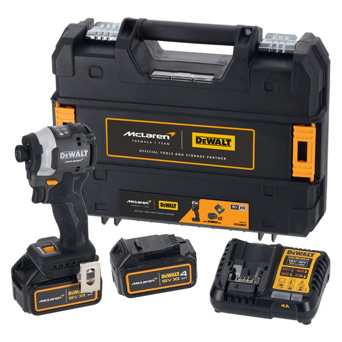 DEWALT DCF85MM2T-QW MCLAREN 18 V, 205.00 nm, NUMBER OF BATTERIES 2, 4.00 Ah, SUITCASE