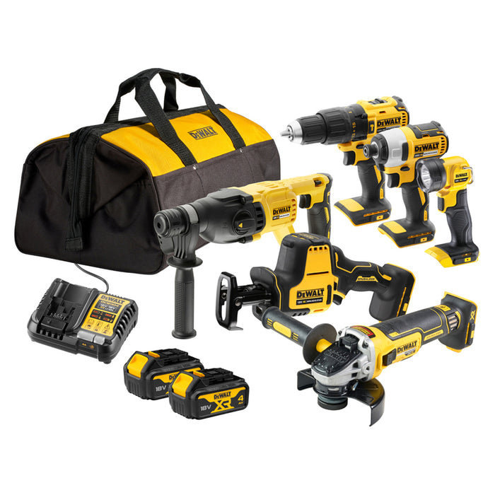 DEWALT DCK607M2-QW 18 V CORDLESS BRUSHLESS KIT, NUMBER OF BATTERIES 2, 4.00 Ah