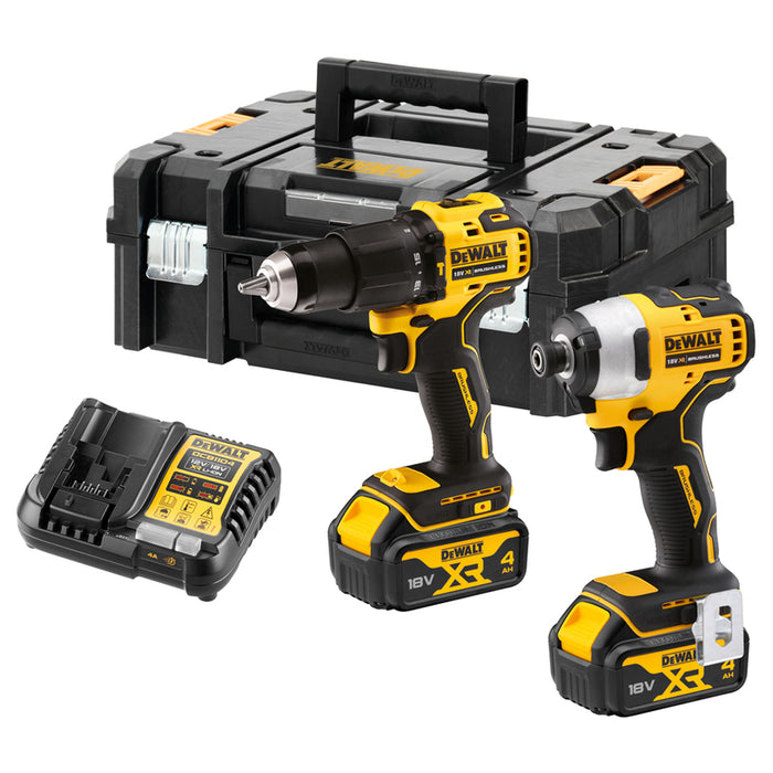 DEWALT DCK2062M2T-QW 18 V CORDLESS KIT, NUMBER OF BATTERIES 2, 4.00 Ah, CASE