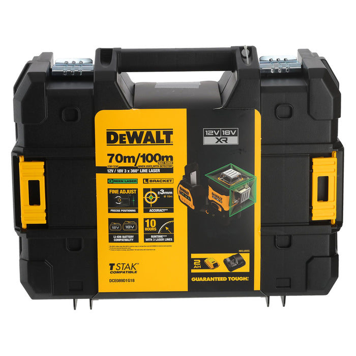 DeWALT DCE089D1G18-QW laser level
