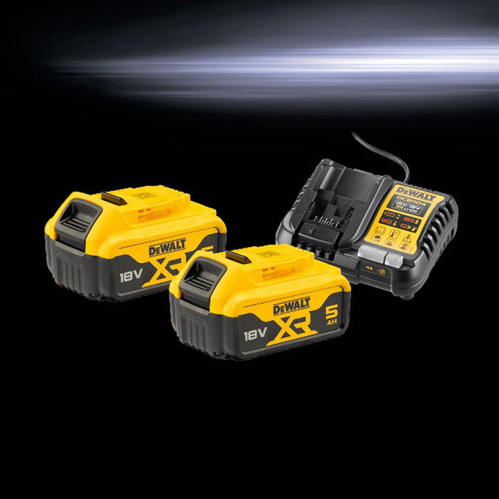 BATTERY 2 PCS 5 AH AND CHARGER DEWALT DCB1104P2-QW