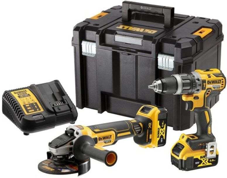 DEWALT BRUSHLESS BATTERY KIT DCK2080P2T-QW 18 V, NUMBER OF BATTERIES 2, 5.00 Ah, CASE