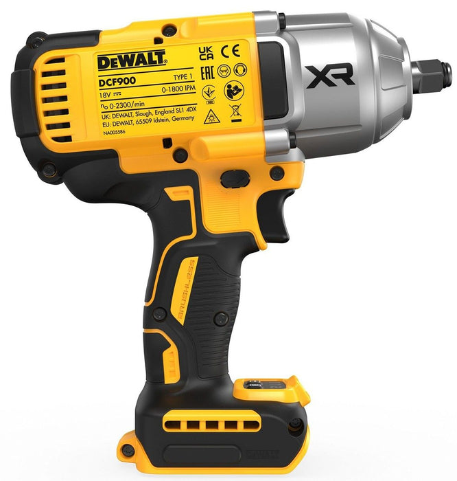 BATTERY BRUSHLESS IMPACT WRENCH DEWALT DCF900N-XJ 18 V, 1355.00 nm, WITHOUT BATTERY AND CHARGER