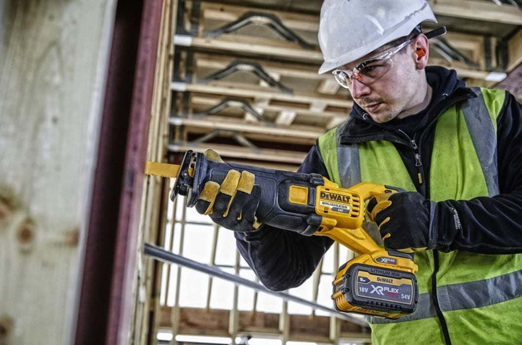 DEWALT DCS389NT reciprocating saw FlexVolt 54V TSTAK Black, Yellow