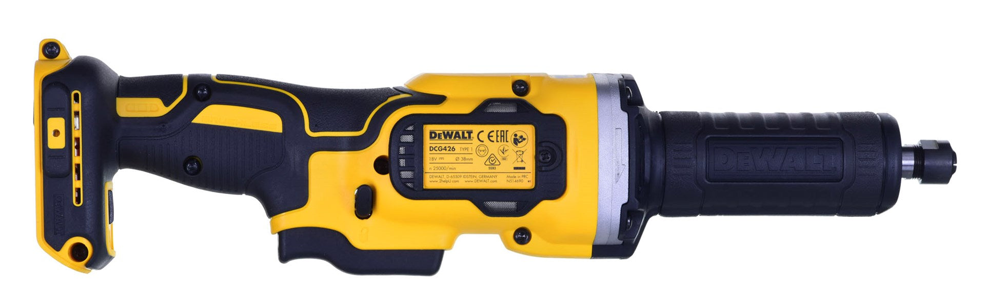 DeWALT DCG426N-XJ die/straight grinder Straight die grinder 25000 RPM Black, Yellow 1000 W