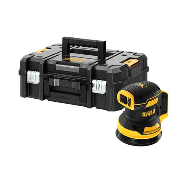 DeWALT DCW210NT-XJ portable sander Random orbital sander 12000 RPM Black, Yellow