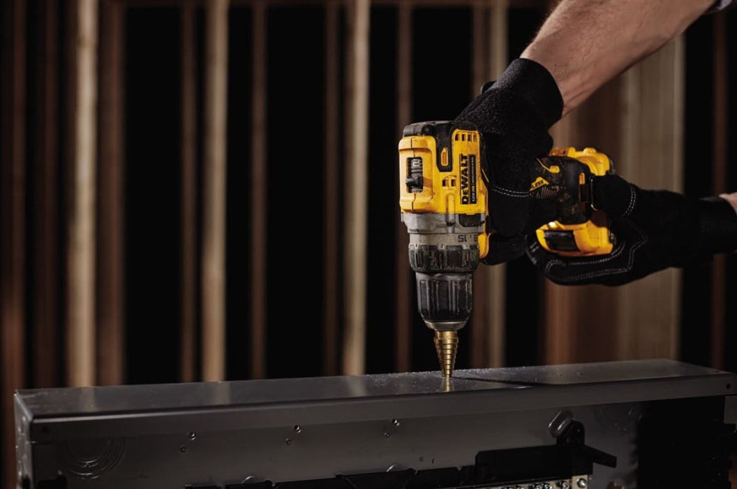 DEWALT DCD701D2-QW Cordless Drill 2x 12V 2Ah XR TSTAK Black, Yellow