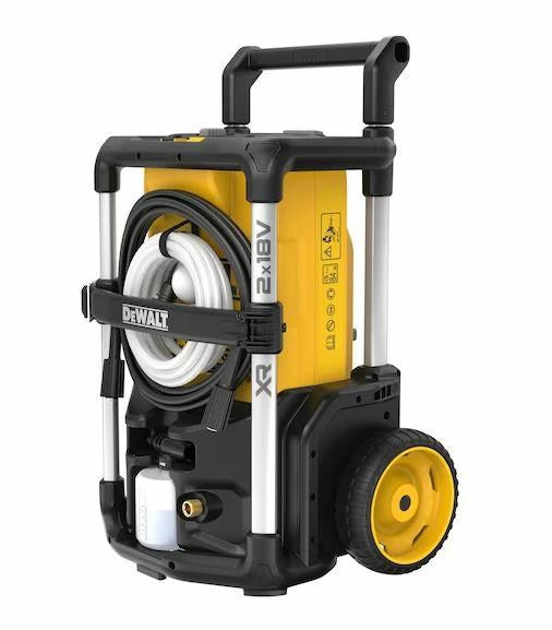 DeWALT DCMPW1600N-XJ pressure washer Compact Battery Yellow
