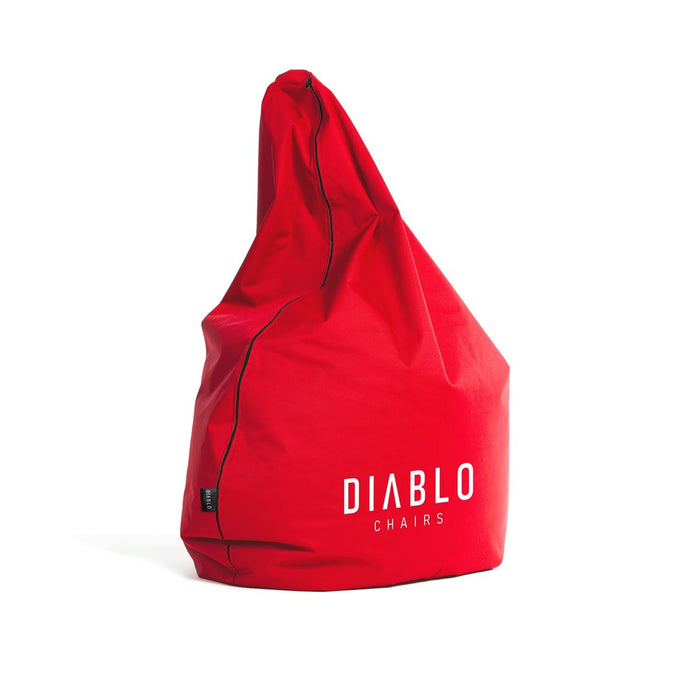 DIABLO gaming pouffe red