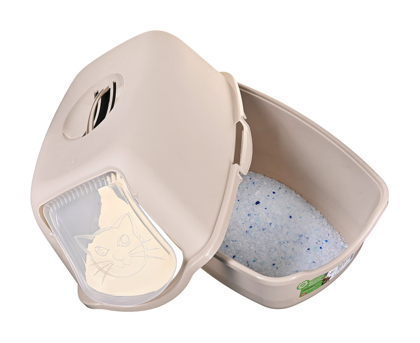 DIAMENTIQ BAYA cool beige -  cat litter box - 55,5 x 40 x 38,7 cm