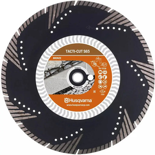DIAMOND DISC FOR DRY AND WET CUTTING HUSQVARNA TACTI-CUT S65 350x25.4 - Дискове за ъглошлайфи<<<Консумативи за