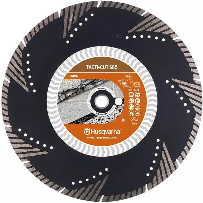 DIAMOND DISC FOR DRY AND WET CUTTING HUSQVARNA TACTI-CUT S65 350x25.4 - Дискове за ъглошлайфи<<<Консумативи за