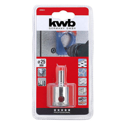 DIAMOND DRILL F 25 MM KWB - Боркорони<<<Консумативи за електроинструменти<<<Инструменти и