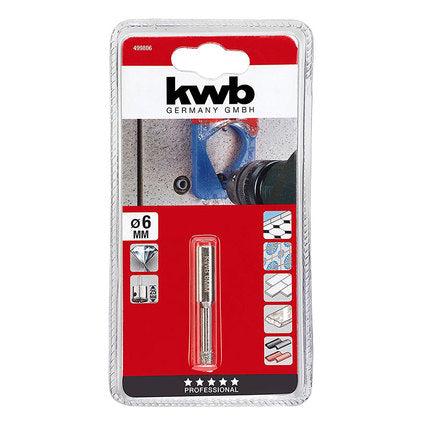 DIAMOND DRILL F 6 MM KWB - Боркорони<<<Консумативи за електроинструменти<<<Инструменти и