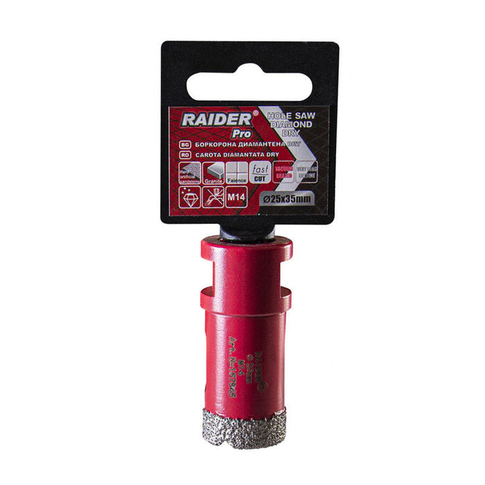 DIAMOND DRY F 25 MM M14 RAIDER PRO DRILL - Боркорони<<<Консумативи за електроинструменти<<<Инструменти и