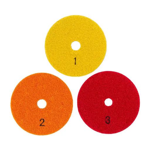DIAMOND DRY POLISHING DISCS SET 3 PCS NEXTOOL SPD-310 - Кечета за полиране<<<Консумативи за