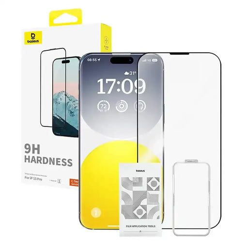 Diamond Tempered Glass Baseus 0.3mm for iPhone 15Pro - For smartphones<<<Tempered glass and screen protectors<<<GSM